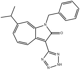 10-benzyl-3-propan-2-yl-8-(2H-tetrazol-5-yl)-10-azabicyclo[5.3.0]deca- 1,3,5,7-tetraen-9-one