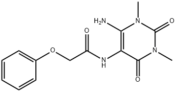 Acetamide,  N-(6-amino-1,2,3,4-tetrahydro-1,3-dimethyl-2,4-dioxo-5-pyrimidinyl)-2-phenoxy-