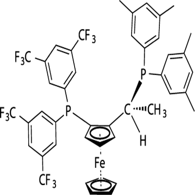 (R)-(-)-1-{(S)-2-[双(3,5-二-三氟甲基苯基)膦]二茂铁基}乙基二-3,5-二甲苯基膦