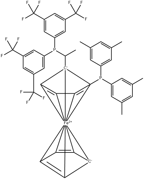 (S)-1-[(R)-2-二-(3,5-双(三氟甲基)苯基)膦基)-二茂铁基]乙基-二-(3,5二甲苯基)膦