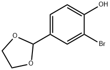 2-bromo-4-(1,3-dioxolan-2-yl)phenol