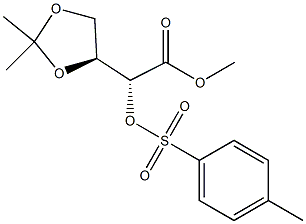 (R)-甲基 2-((S)-2,2-二甲基-1,3-二噁戊环-4-基)-2-(甲苯磺酰氧代)醋酸盐