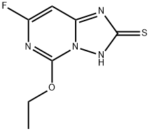 1,2,4]TRIAZOLO[1,5-C]PYRIMIDINE-2(3H)-THIONE,5-ETHOXY-7-FLUORO-