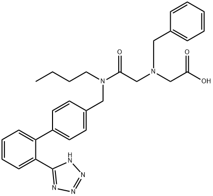 Glycine, N-(2-(butyl((2||-||-(1H-tetrazol-5-yl)(1,1||-||-biphenyl)-4-yl)methyl)amino)-2-oxoethyl)-N-(phenylmethyl)-