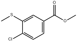 Methyl 4-chloro-3-(Methylsulfanyl)benzoate