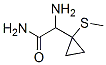 Cyclopropaneacetamide,  -alpha--amino-1-(methylthio)-