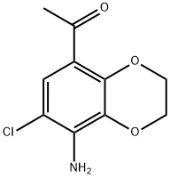 1-(8-氨基-7-氯-2,3-二氢苯并[B][1,4]二噁己环-5-基)乙酮