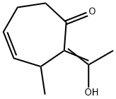 4-Cyclohepten-1-one, 2-(1-hydroxyethylidene)-3-methyl- (9CI)