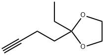 1,3-Dioxolane,  2-(3-butynyl)-2-ethyl-  (9CI)