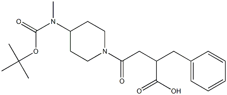 2-苯甲基-4-(4-((叔-丁氧羰基)(甲基)氨基)哌啶-1-基)-4-氧亚基丁酸