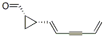 Cyclopropanecarboxaldehyde, 2-(1,5-hexadien-3-ynyl)-, [1S-[1alpha,2alpha(E)]]- (9CI)