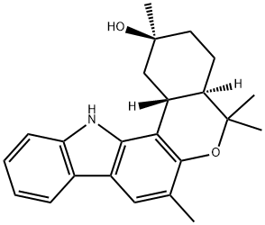 [2]Benzopyrano[4,3-a]carbazol-2-ol,1,2,3,4,4a,5,13,13c-octahydro-2,5,5,7-tetramethyl-, (2R,4aS,13cS)-rel-(-)-(9CI)