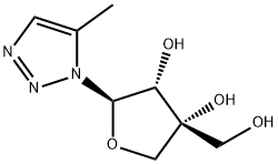 3,4-Furandiol, tetrahydro-4-(hydroxymethyl)-2-(5-methyl-1H-1,2,3-triazol-1-yl)-, (2R,3R,4R)- (9CI)
