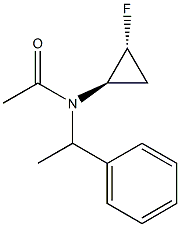 (trans)-2-fluorocyclopropyl)-N-((R)-1-phenylethyl)acetaMide