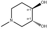 3,4-Piperidinediol,1-methyl-,(3R,4R)-rel-(9CI)