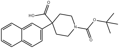 BOC-4-(萘-2-基)-哌啶-4-甲酸