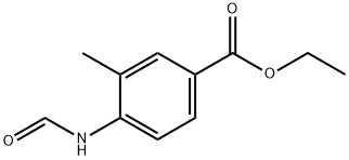 Benzoic acid, 4-(formylamino)-3-methyl-, ethyl ester (9CI)