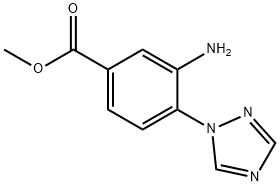 3-氨基-4-(1H-1,2,4-三唑-1-基)苯甲酸甲酯