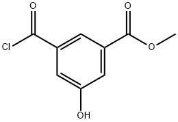 Benzoic acid, 3-(chlorocarbonyl)-5-hydroxy-, methyl ester (9CI)