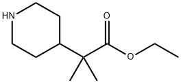 2-Methyl-2-(piperidin-4-yl)propionic acid ethyl ester