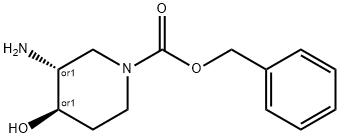 反式-3-氨基-1-CBZ-4-羟基哌啶