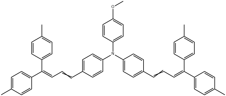N,N-BIS{4-{4,4-BIS(4-METHYLPHENYL)-1,3-BUTADIENYL}PHENYL}-4-METHOXYPHENYLAMINE