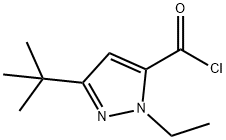 1H-Pyrazole-5-carbonyl chloride, 3-(1,1-dimethylethyl)-1-ethyl- (9CI)