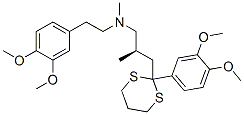 (2R)-3-[2-(3,4-dimethoxyphenyl)-1,3-dithian-2-yl]-N-[2-(3,4-dimethoxyp henyl)ethyl]-N,2-dimethyl-propan-1-amine