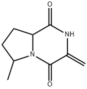 Pyrrolo[1,2-a]pyrazine-1,4-dione, hexahydro-6-methyl-3-methylene- (9CI)