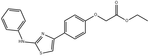 ethyl 2-[4-(2-anilino-1,3-thiazol-4-yl)phenoxy]acetate
