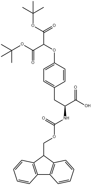 N-[(9H-芴-9-基甲氧基)羰基]-L-酪氨酸 O-丙二酸二叔丁酯