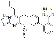 4-azido-2-propyl-3-[[4-[2-(2H-tetrazol-5-yl)phenyl]phenyl]methyl]-1,5, 7,9-tetrazabicyclo[4.3.0]nona-2,4,6,8-tetraene