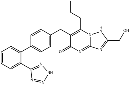 8-(hydroxymethyl)-2-propyl-3-[[4-[2-(2H-tetrazol-5-yl)phenyl]phenyl]me thyl]-1,5,7,9-tetrazabicyclo[4.3.0]nona-2,5,7-trien-4-one