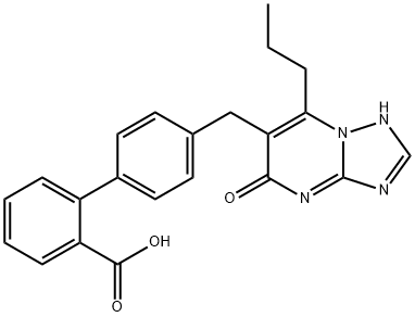 4||-||-((1,5-Dihydro-5-oxo-7-propyl-1,2,4-triazolo(1,5-a)pyrimidin-6-yl)methyl)-2||-||-carboxybiphenyl
