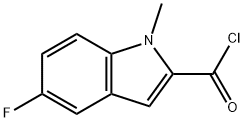1H-Indole-2-carbonyl chloride, 5-fluoro-1-methyl- (9CI)