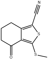3-(甲硫基)-4-氧代-4,5,6,7-四氢苯并[C]噻吩-1-甲腈