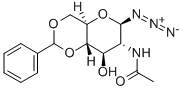 2-乙酰氨基-4,6-O-苯亚甲基-2-脱氧-Β-D-吡喃葡萄糖酰基叠氮化物