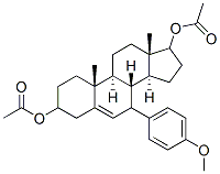 3,17-Dihydroxy-7-(4-methoxyphenyl)-androst-5-ene 3,17-diacetate