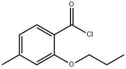Benzoyl chloride, 4-methyl-2-propoxy- (9CI)