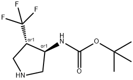 tert-butyl n-[trans-4-(trifluoromethyl)pyrrolidin-3-yl]carbamate