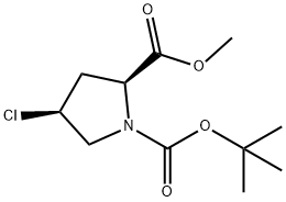 (2S,4S)-1-叔丁氧羰基-4-氯吡咯烷-2-甲酸甲酯