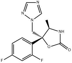 (4R,5R)-5-(2,4-Difluorophenyl)-4-methyl-5-(1H-1,2,4-triazol-1-ylmethyl)-2-oxazolidinone