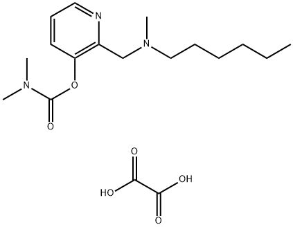 2-((Hexylmethylamino)methyl)-3-pyridinyl dimethylcarbamate ethanedioat e (1:1)
