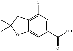 2,3-二氢-4-羟基-2,2-二甲基-6-苯并呋喃甲酸