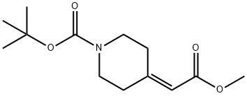 4-(2-甲氧基-2-氧代亚乙基)哌啶-1-羧酸叔丁酯