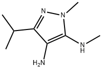 1H-Pyrazole-4,5-diamine,N5,1-dimethyl-3-(1-methylethyl)-(9CI)
