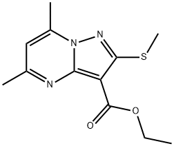 5,7-二甲基-2-(甲硫基)吡唑并[1,5-A]嘧啶-3-羧酸乙酯