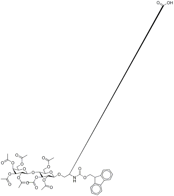 N-(9-Fluorenylmethoxycarbonyl)-O-(2,3,6,2||-||,3||-||,4||-||,6||-||-hepta-O-acetyl--D-lactosyl)-L-serine