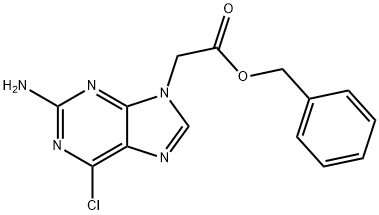 2-Amino-6-chloro-9H-purine-9-acetic acid benzyl ester
