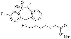 (-)-Tianeptine Monosodium Salt
